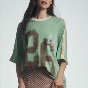 ANTHROPOLOGIE➕NWT Oversized Sporty Tee